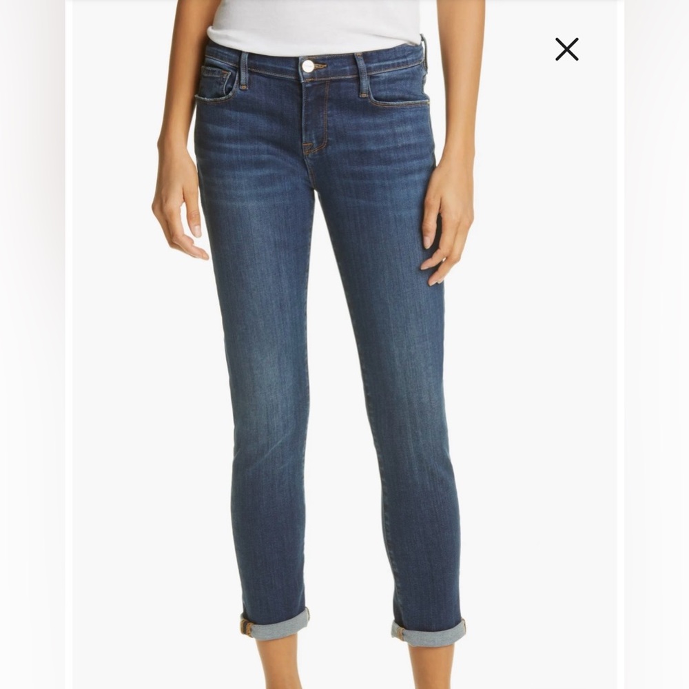 Frame Le Garçon Straight Leg Jeans: Size 27